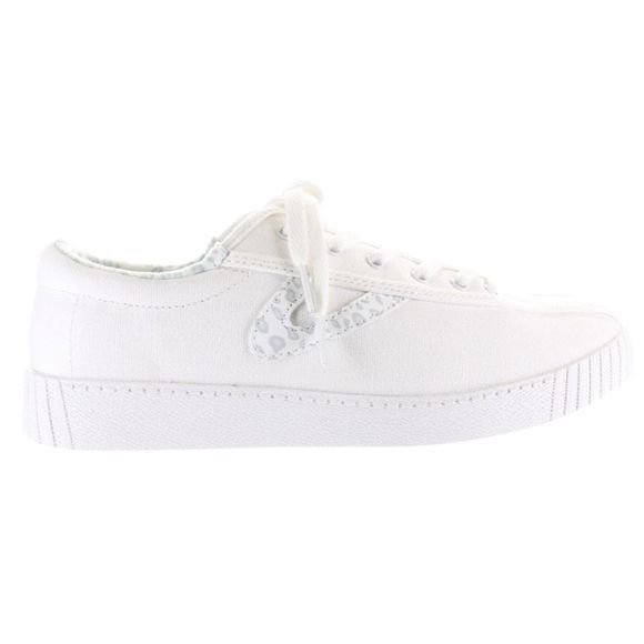 Tretorn Women's Animal Print Canvas Casual Fashion Lace Up Sneakers White Size 8 - Picture 1 of 11